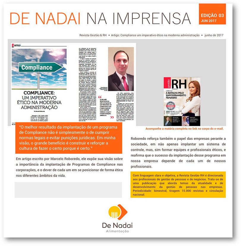 Revista Gestão & RH - Compliance, um imperativo ético na moderna administração